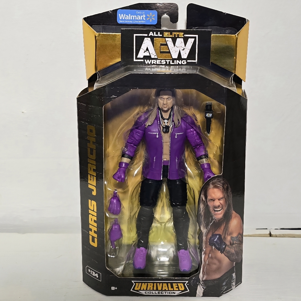 AEW Chris Jericho Action Figure Walmart Exclusive #134 Purple NIB